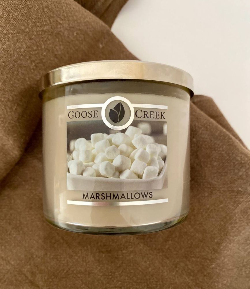 Фото Ароматична соєва  свічка Goose Creek Marshmallows на 3 фітілі  35 годин