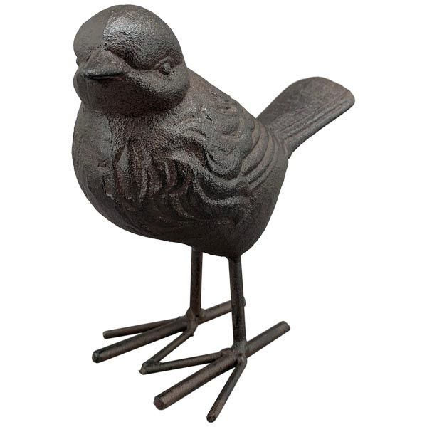 Фото Садова чавунна фігурка Exner Пташка 14,5x7x14,5 см Німеччина