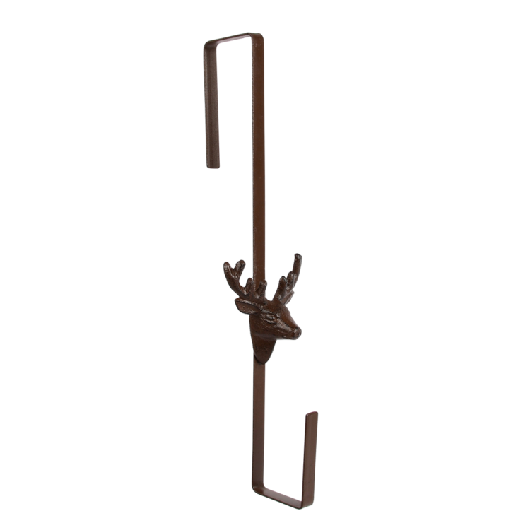 Фото Чавунний тримач для віночка на двері Esschert Design L 8.4 x D 11.5 x H 35.5 Нідерланди