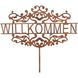 Садовый декор Exner Willkommen на штекере 46x0,1x106см Германия
