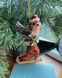 Новогодняя игрушка на елку Clayre&Eef Птичка 5x2x8 cm Нидерланды