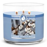Фото Ароматична соєва свічка Goose Creek Cotton Vanilla Breeze на 3 фітілі 35+ годин