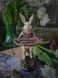 Декоративная фигура Белый кролик с подносом, 28 см