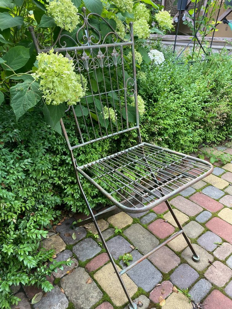 Фото Набор из 2 садовых металлических стульев Campo 43x50xH96cm Германия