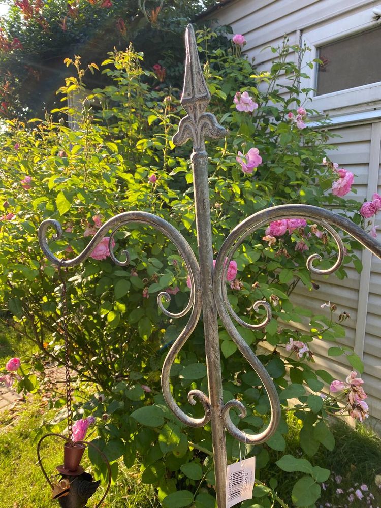 Фото Металлический садовый штекер-подставка Campo 57x14xH163cm Германия