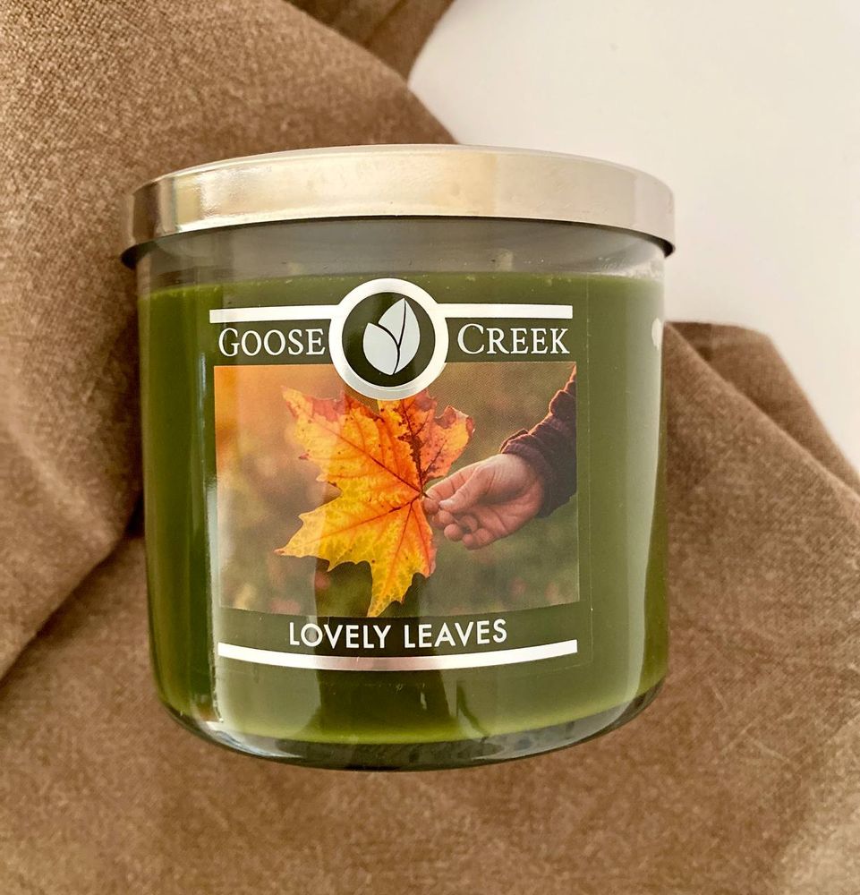 Фото Ароматична соєва свічка Goose Creek Lovely Leaves на 3 фітилі 35+ годин