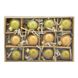 Набор из 12 миниатюрных новогодних шариков на елку Exner 17x11x3 cm Германия