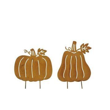 Фото Набор из 2 штекеров для сада Campo Тыквы 12xH15cm / 13xH13cm + 8cm  Германия