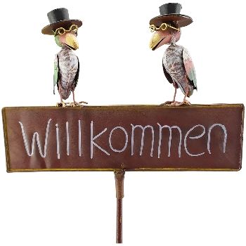 Фото Cадовый декор Exner Вороны на штекере 37,5x10x117,5 cm Германия