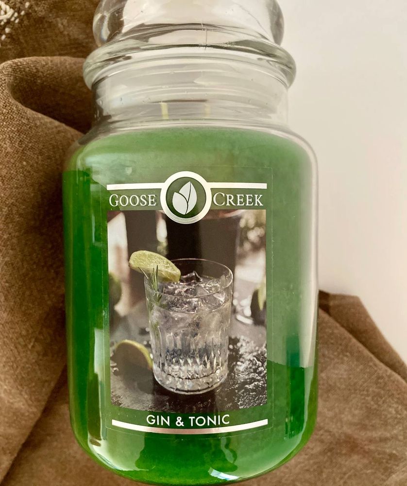 Фото Ароматична соєва двухфітильная свічка Goose Creek Gin & Tonic 150 годин