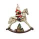 Фото Новогодняя статуэтка Санта на лошадке 4*14*14 см Голландия