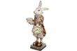 Декоративна фігурка Золота дама-кролик з годинником 14.5*14*32см