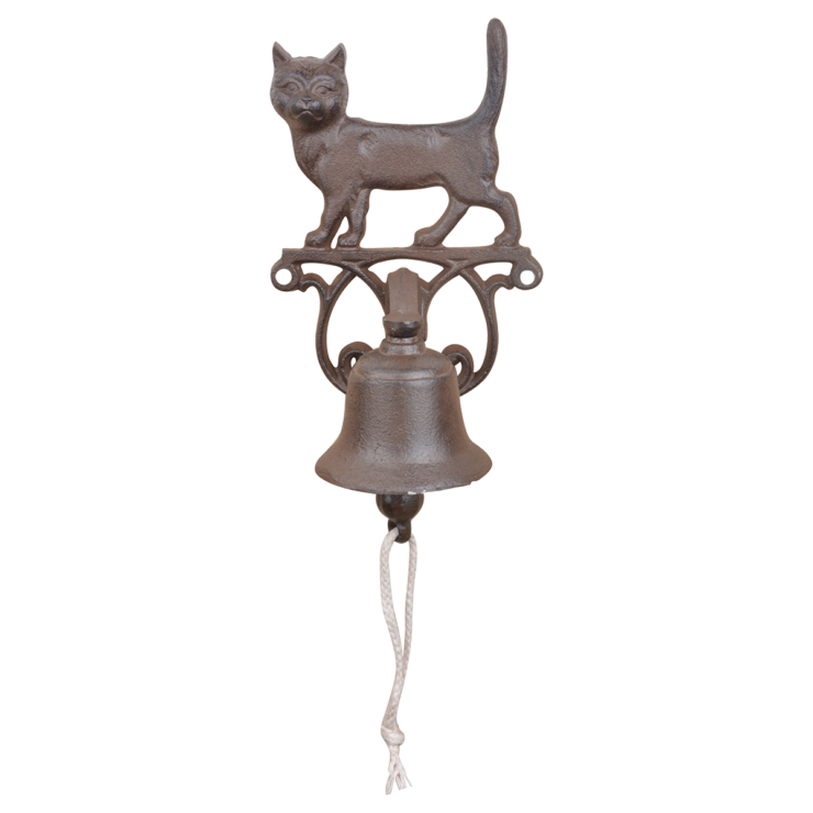 Фото Декоративний дзвіночок Esschert Design Cat 15 * 11 * 29 см Нідерланди
