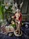 Декоративная статуэтка Кролик с тростью и с часами 38.5 см