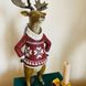 Декоративна новорічна фігурка "Ельф у светрі" 13,5x11,5xH31,5cm