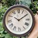 Часы с термометром садовые Esschert Design 9*25*28 см Голландія