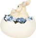 Декоративна фігурка Clayre & Eef "Кролики в яйці"