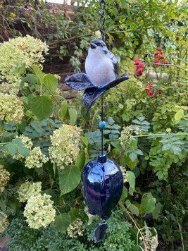 Фото Садовый колокольчик музыка ветра Exner 9x8,3x13 cm Германия