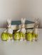 Уценка Декоративная фигурка Exner Пасхальный кролик 3,5x6,8x12 cm зеленый Германия