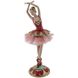 Декоративна новорічна фігурка Exner Балерина в червоному 9,9x8,8x26,7 cm