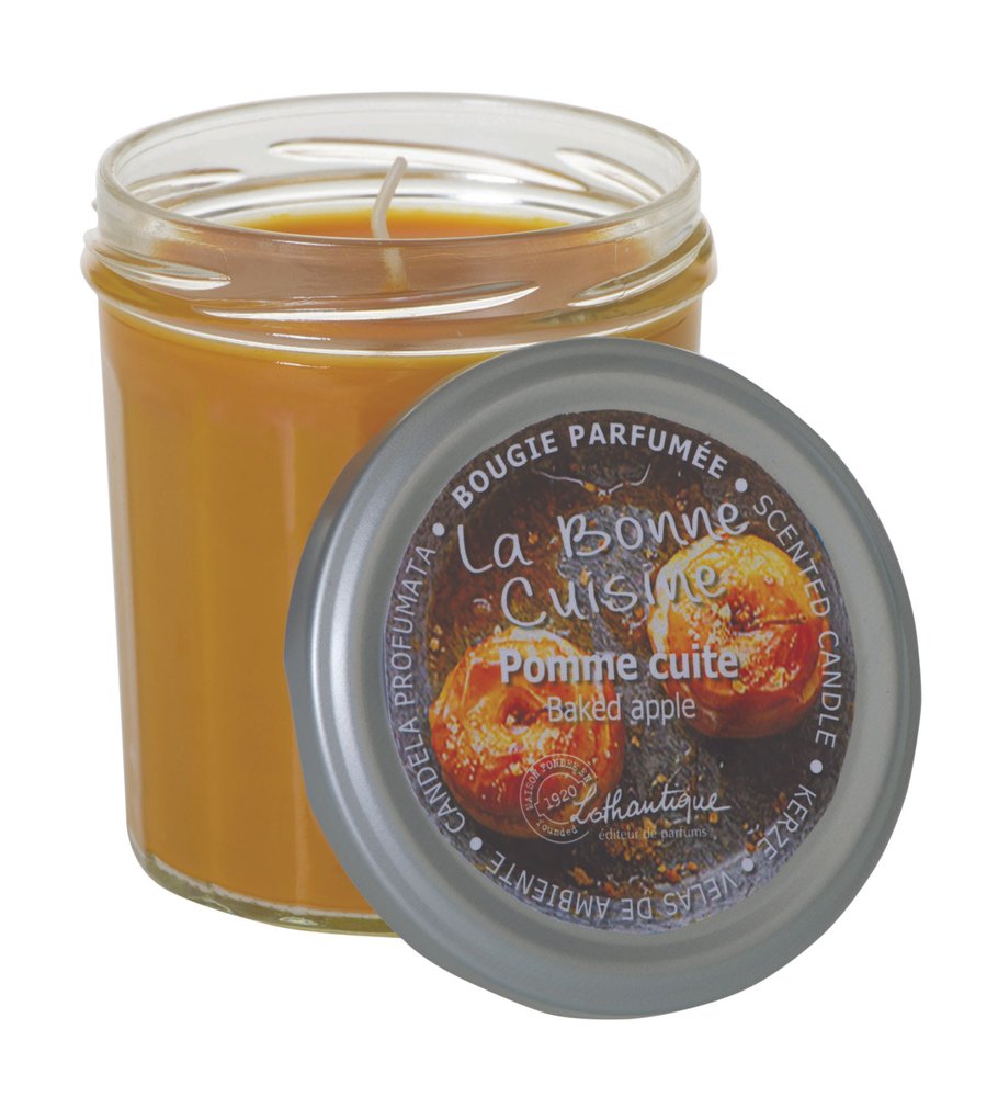 Фото Соєва ароматична свічка Lothantique "Печене яблуко" 220 грам 50 годин Франція